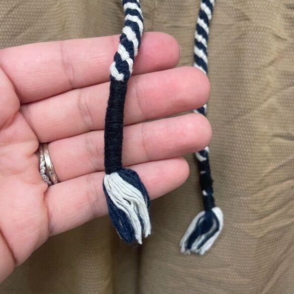 Without Walls Tan Drawstring Trouser Cropped Track Pant Size Small - Picture 5 of 11